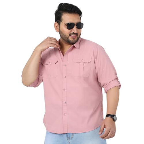 Image of Urbano Plus Men's Cotton Full Sleeve Regular Fit Casual Solid Shirt