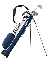 Findway Golf Bag, Golf Stand Tragetasche mit Riemen, Leichter Einfach zu tragen und haltbare Pitch n Putt Golftasche für die Driving Range, Par 3 und Executive Plätze, 80 cm Hoch