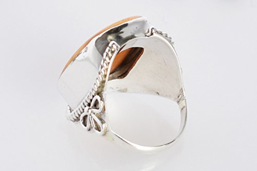 Bague cœur en argent Mookaite contre les bijoux ternes et industriels - 6