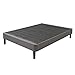 Decoro Claridge Upholstered Mattress Foundation | Platform Bed | Metal Frame with Wood Slat Support | Grey, Twin XL Size