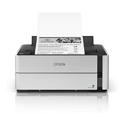 Epson EcoTank ET-M1170 nachfüllbarer Schwarzweißdrucker (Singlefunction, DIN A4, Duplex, Wi-Fi, USB 2.0) großer Tintenbehälter, hohe Reichweite, niedrige Seitenkosten, 5 kg Cover
