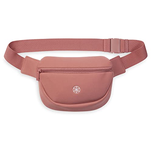 Riñonera para viaje y senderismo urbano Gaiam Altitude color coral de talla única