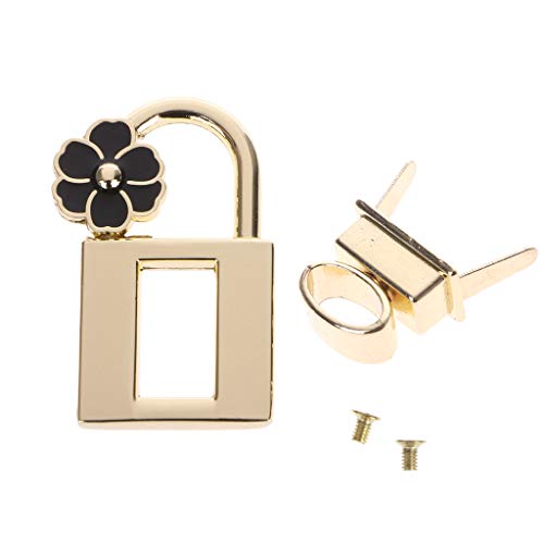 YoungerY Nouveau Fermoir en métal Turn Lock Twist Locks for DIY Handbag Craft Bag Purse Hardware Cover