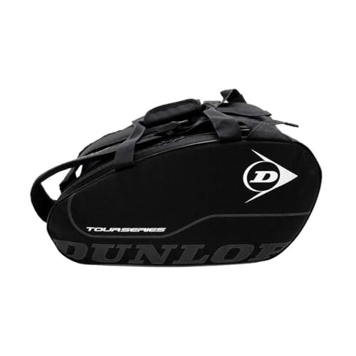 Dunlop 10316687 DAC PDL Dunlop Tour Intro Paletero, Tamaño mediano con 2 compartimentos, Material 100% Poliéster, Negro