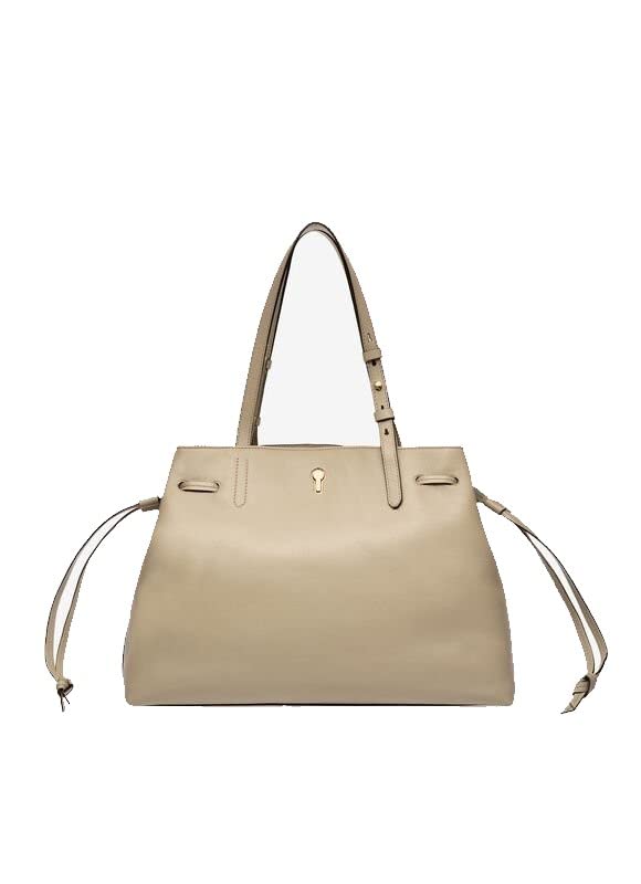 Bally Cybelle Ladies 6232700 Beige Leather Tote Bag