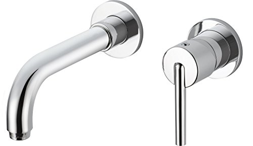 Delta Faucet Trinsic Wall Mount Faucet, Bathroom Faucet Chrome, Wall Mount Bathroom Faucet 3 Hole, Widespread Bathroom Faucet, Chrome T3559LF-WL