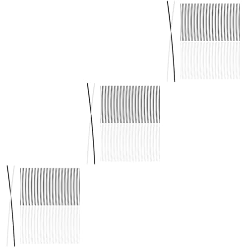 Toyvian 3sets Fret Rocker for Guitar Guitar Dots Notched Straight Edge Inlay Maker 60pcs*3