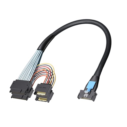 Cable MCIO a U.2 PCIe GEN4 de 0.75 m
