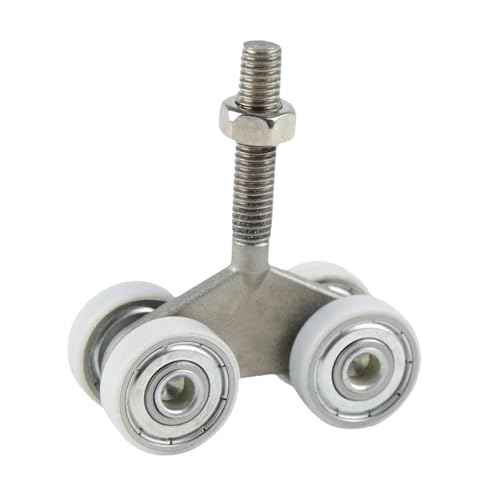 KiBcsLic Rueda de Riel Colgante para Puerta Corredera, para Taller, Cocina Y Portón