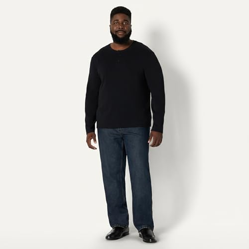 $3.64 to $6.94 Amazon Essentials Men's Long Sleeve Henley Shirt, Relaxed-Fit (XS, S, M, 2XL only) - image 7
