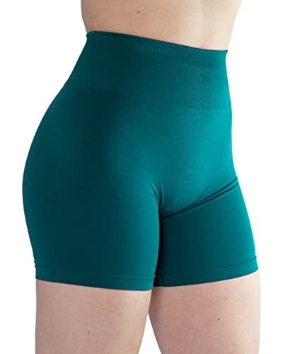 Image of AUROLA Intensify Workout Shorts for Women Seamless Scrunch Short Gym Yoga Running Sport Active Exercise Fitness Shorts