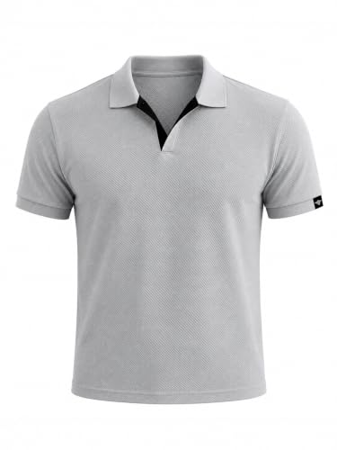 Image of Status Quo Men's Polo T-Shirt | Rich Cotton Blend | Slim Fit | All Day Comfort | Contrast Inner Placket | Polo Collar