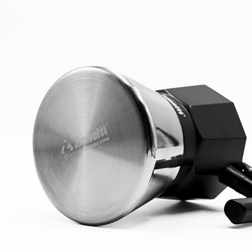 Zanetti, Star Espressokocher, Induktion, 3 Tassen, Espressokocher mit Kessel aus Edelstahl und Ergonymen Griffen, geeignet für Induktionsherde, 3 Tassen, Farbe: Schwarz
