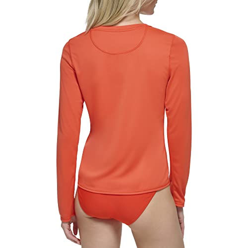 Calvin Klein Women's Long Sleeve 40+ Protection Moisture Wicking UPF Top3