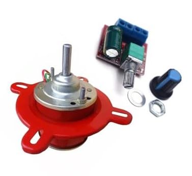 Metal SP Electron 12V DC Motor For Solar Fan/Cooler High Power 12V 3amp DC Big Motor with PWM DC Motor Controller Adjustable Speed Controller For Projects Kit