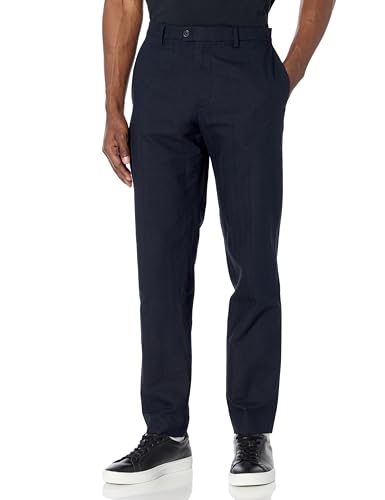 Club Monaco Men's Sutton Herringbone Flat Front Pant