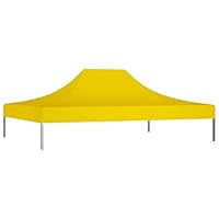 Tidyard Tentdak voor feesten vervangend dak voor tuinpaviljoen, vervangend dak, paviljoen, buitentent, 3 x 3 m, crème