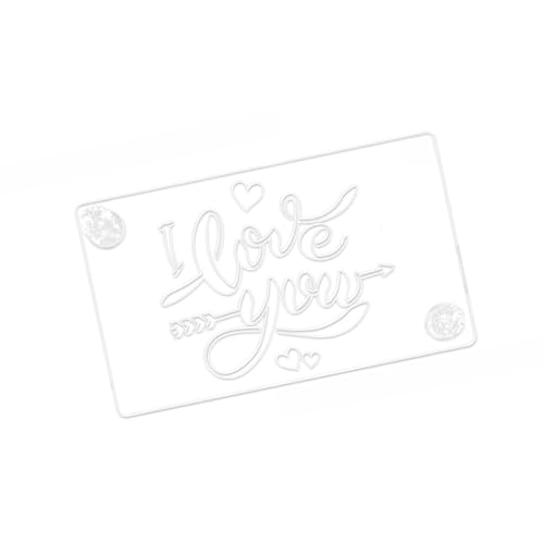 Wilgure Plantilla para colorear pastel Palabra superior Todo para Cumpleaños Estampación Plantilla Forma Decoración Para Hornear Galletas Pan Plantilla Top