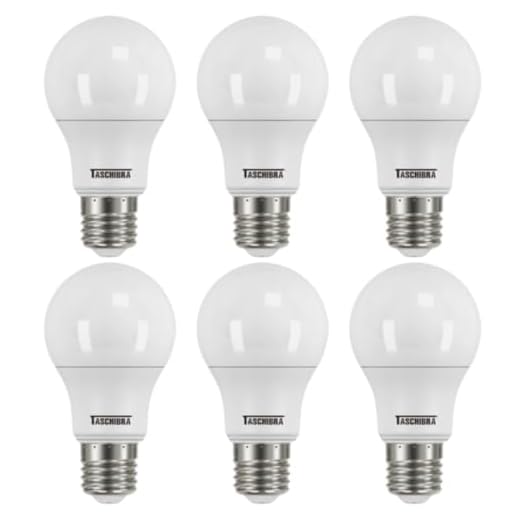 KIT 6 LÂMPADAS LED TKL 60 TASCHIBRA 9W 6500K