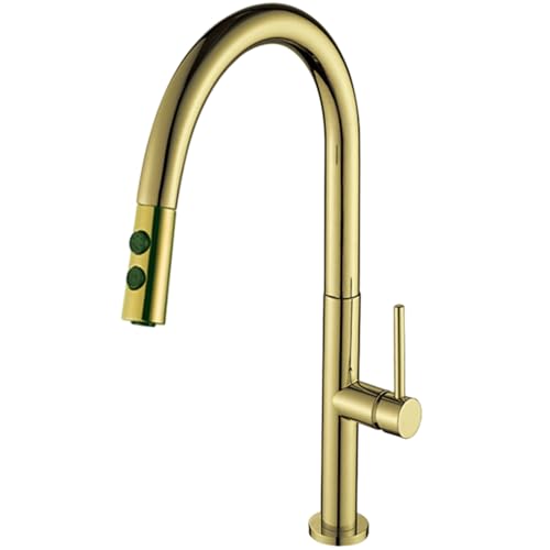 Robinet tactile de cuisine noir mitigeur extractible pour îlot central moderne