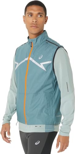 Asics 2011C874-400 LITE-SHOW VEST Jacket Homme FOGGY TEAL Taille XL