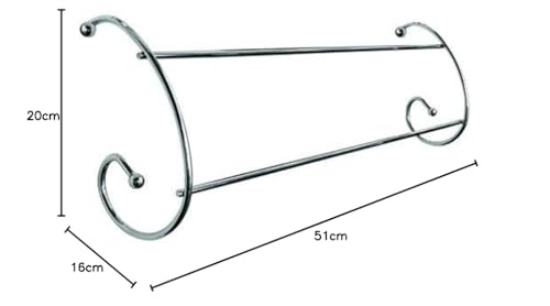 Hampine Pack of 2 Chrome Twin Radiator Indoor Clothes Airer Dryer Towel Rail - Image 7