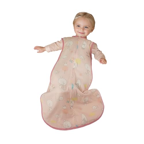 Image of Baby Sleeping Sack Muslin Summer (12-24m) 0.5 Tog Cotton Lightweight Infant Sleeping Bag Toddler Wearable Blanket Breathable Thin Sleeper Sack
