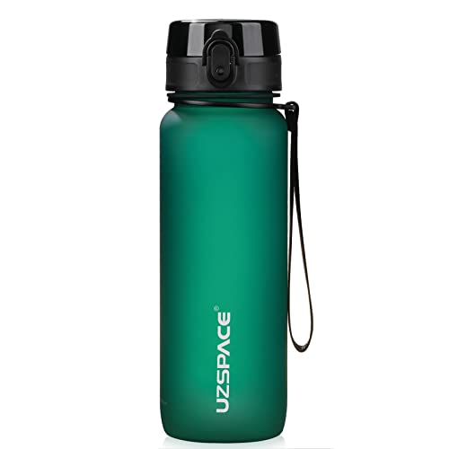 UZSPACE Botella Agua Deportiva,500ml/800ml/1000ml/1.5l, Tritan Botella Agua Sin BPA. Evitar Fugas de Agua y Ideal para el Ejercicio y los Deportes al Aire Libre