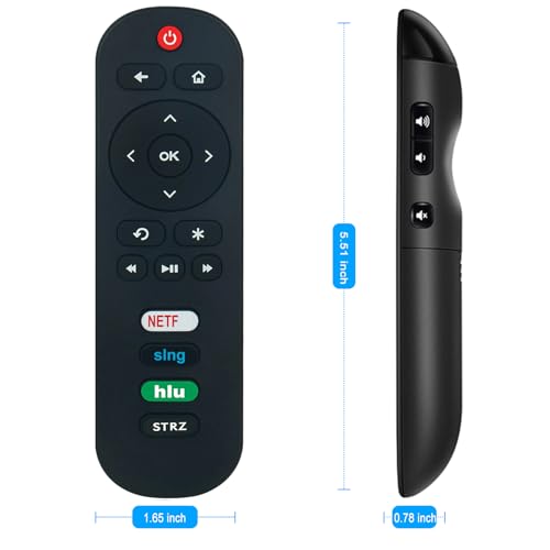 Image of New RC280 Replacement Remote fit for TCL Roku TV with Hulu Netflix Sling Starz App Shortcut Key 32S305 49S405 49S403 43S303 55S403 32S301 50FS3800 32S3750 32S3800 32S4610R 32S3850A 32S3700 43FP110