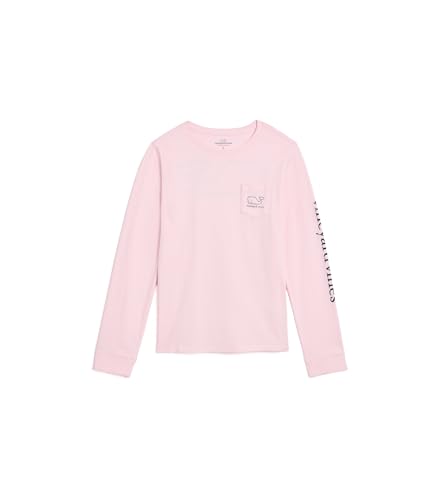 Image of Vineyard Vines Girls Vintage Whale Long-Sleeve Pocket Tee