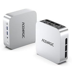 ACEMAGIC K1 Mini PC, Ιntel Core i5 12600H(12C/16T), 16GB DDR4 512GB SSD Micro Desktop Computer Für Büro/Heimkino/Meeting/Busin... Wifi6/ Bluetooth5, 2】