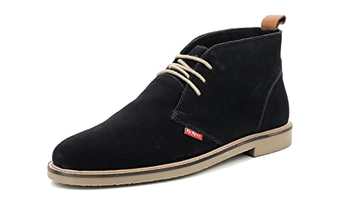 Kickers Tyl, Derbys Homme, Bleu marine, Taille 43