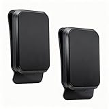 Magnetic Tool Holder Super Strong Tool Holster, Magnet Belt Clip Neodymium Magnet Leather Sleeve for Screws, Hammers, Sockets, Pliers, Drills, Wrenches Magnetic Tools and Hardware 2 Pcs