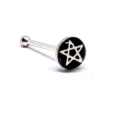 Eclectic Shop UK Pentacle Nose Stud Cover