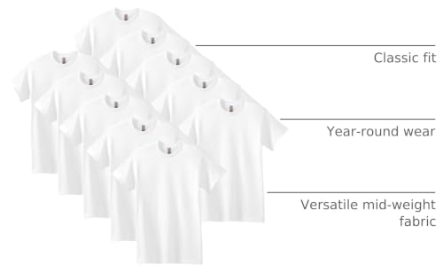 Image of Gildan Adult Heavy Cotton T-Shirt, Style G5000