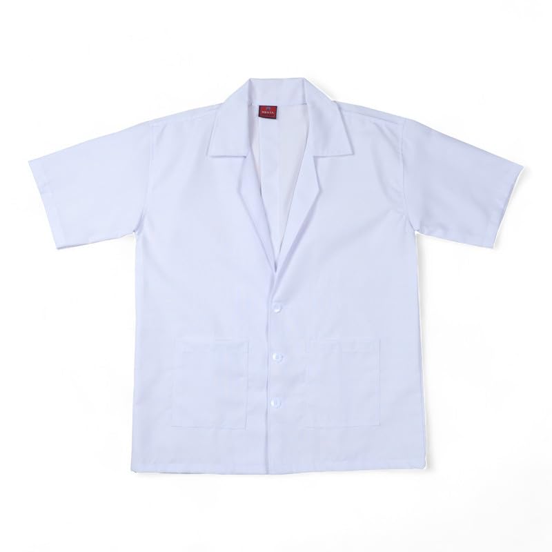 AMBIKA STORES Unisex Polycotton Half Sleeves Lab Coat Wrinkle Resistant I Lab Coat for Chemistry Lab Students | All For Professional Diagnostics, Technicians, Laboratory-picture-17