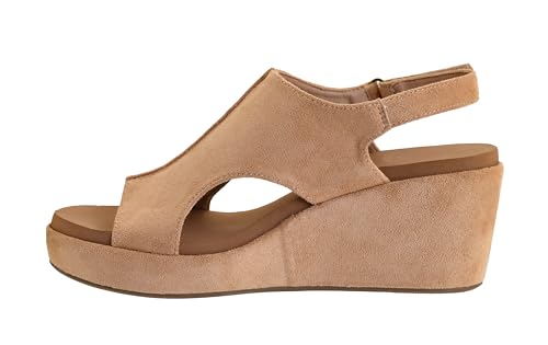 Image of Corkys Footwear Womens Carley Wedges, Featuring Corkys EVA Foam Cushioned Insoles, A 2.5 Inch Heel, Lightweight For All Day Wear, And Hook And Loop Closure