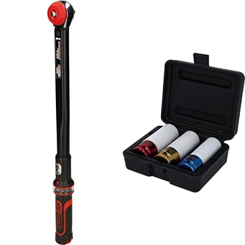 Clé dynamométrique 1/2 KS Tools 516.1402 et ses 3 douilles jantes alu