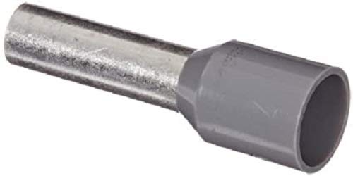 Panduit FSD Loose Piece Wire Ferrule with Sleeve, 12 AWG Stranded Copper Conductor, Insulated Insulation, 600 V (Pack of 100)