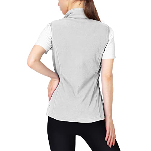 33,000ft Dames fleece vest jas opstaande kraag ultralicht outdoor vest tops met zakken ritssluiting Gilets damesvest - Image 3