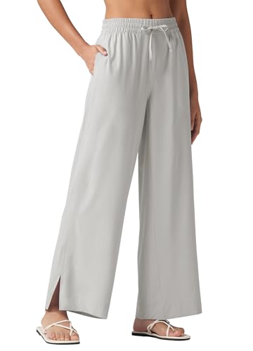 Willit women's wide leg swim pants UPF 50+ lightweight quick-dry