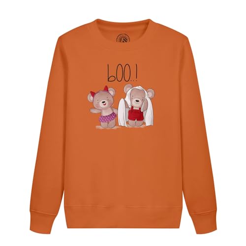 Sweatshirt enfant boo ourson pull Halloween mignon vêtement automne chaud