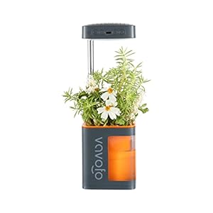 Small Grow Light, Vavofo Mini Desk Plant Light with Planter, Height Adjustable ,Germination System, Automatic Timer…