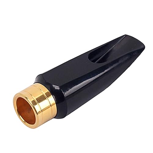 FUNOMOCYA Replacement Copper Ring for Alto Saxophone Durable Mouthpiece Accessory for Enhanced Sound and Easy Playability for Beginners and Music Enthusiasts Black