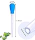 30 ml Aquarium Reiniger, 2 Stücke Pipetten-Tropfer, Korallen-Futterspender, Abfall Entferner Kies Reiniger Für Fisch Tank Zubehör (blau)