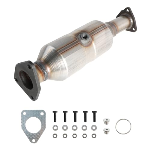 LELEHOKA High Flow Front Catalytic Converter Direct-Fit for Honda Accord 2003 2004 2005 2006 2007 L4 2.4L Catalytic Convertor 642189, 16299, 40400, 83089
