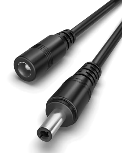 Image of 15 Pair 12V 5A DC Power Jack & Plug, 5.5 x 2.1mm Ultra-Thick Solderless Screw Nut Terminal Connectors, Heavy Duty Male Female Adapter