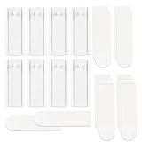 Excelente función: estos perchas de marco adhesivo pueden lograr un colgro sin pérdidas, no se requiere perforación, lo que puede garantizar que la pared esté intacta y brindarle más conveniencia.