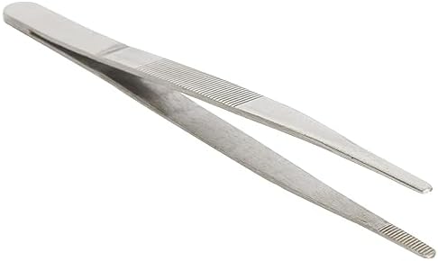 Handcrafted Stainless Steel Culinary Tweezers - 25.5 CM Long Precision Tongs for Cooking andarnishing