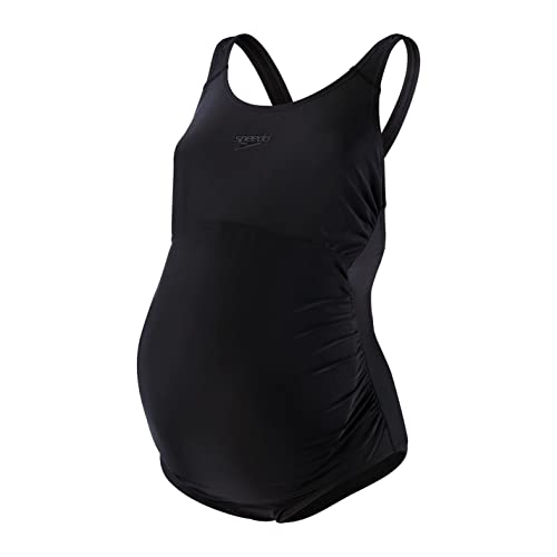 Speedo Maternity Fitness 1 Piece Bañador Mujer, Negro, XS